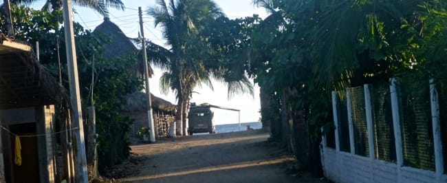 beach van camping