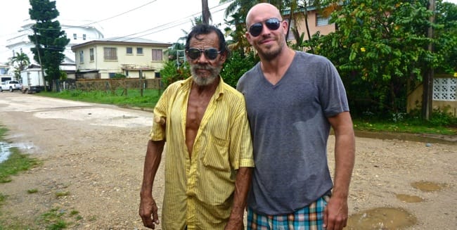 A little help from the locals, Belize